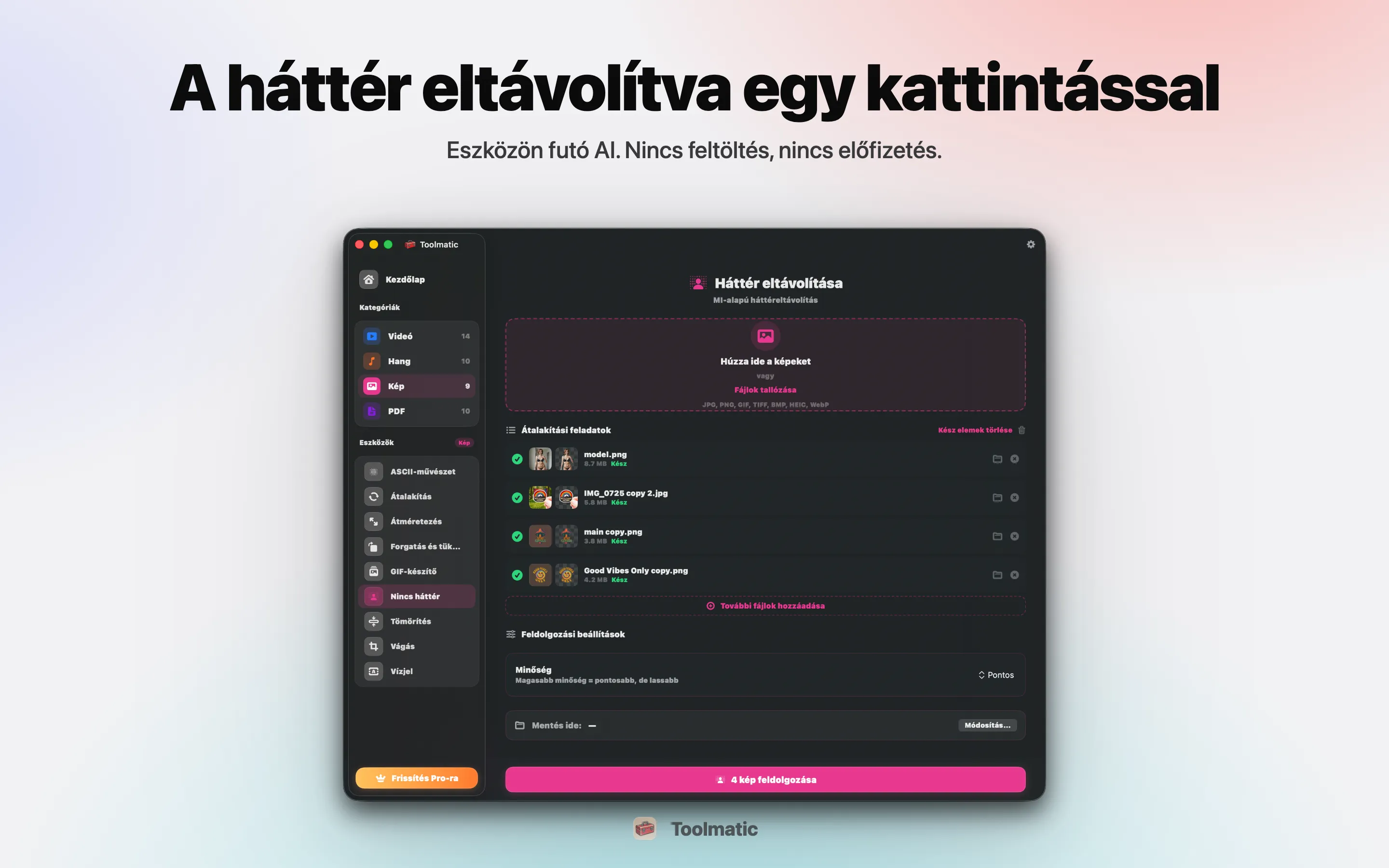 Háttér eltávolítása
