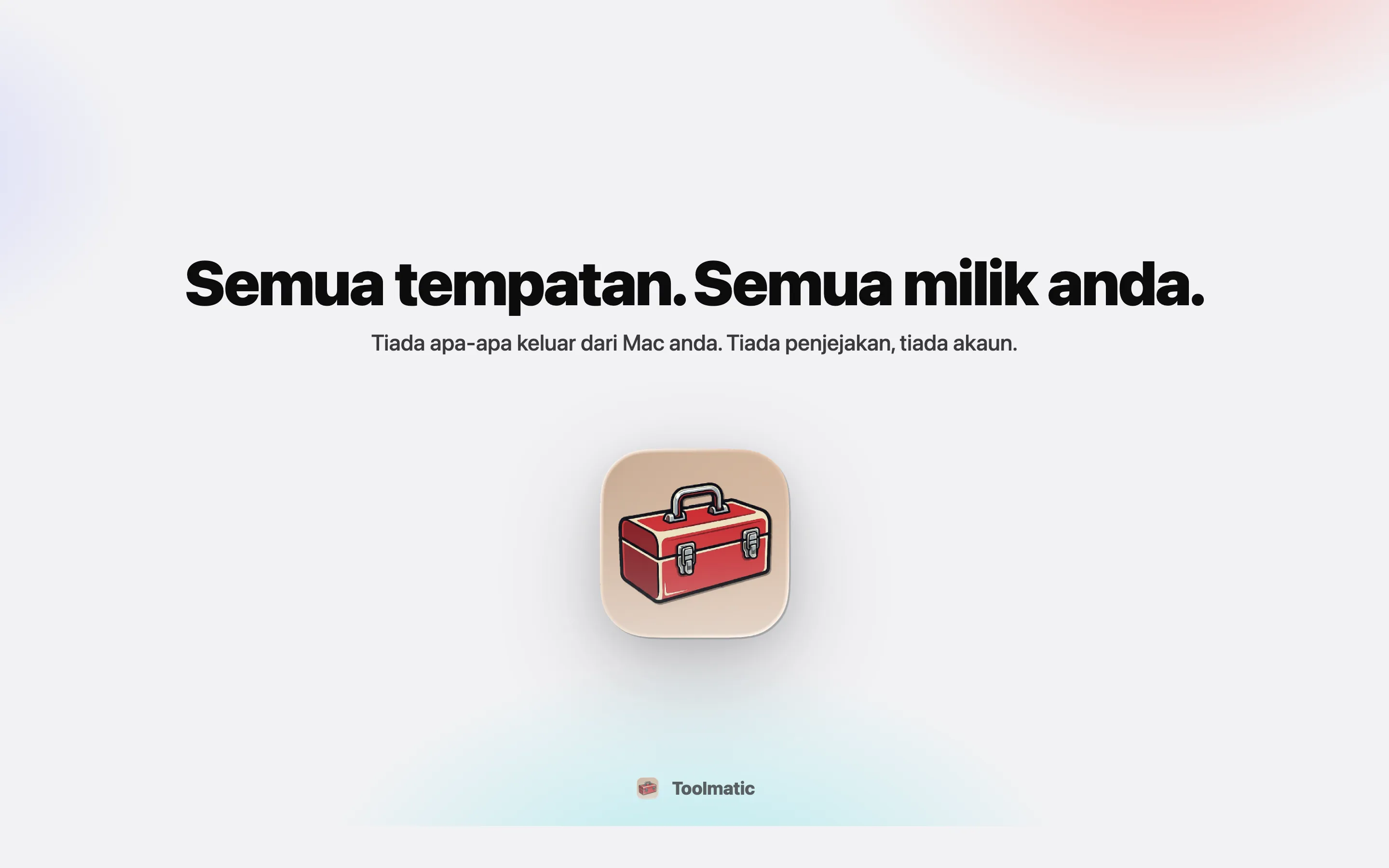 All local, all yours