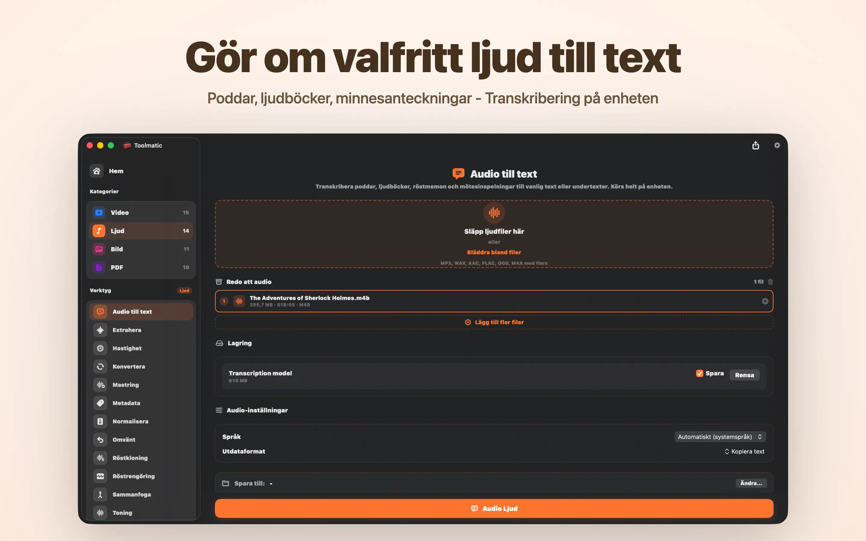 Audio to Text
