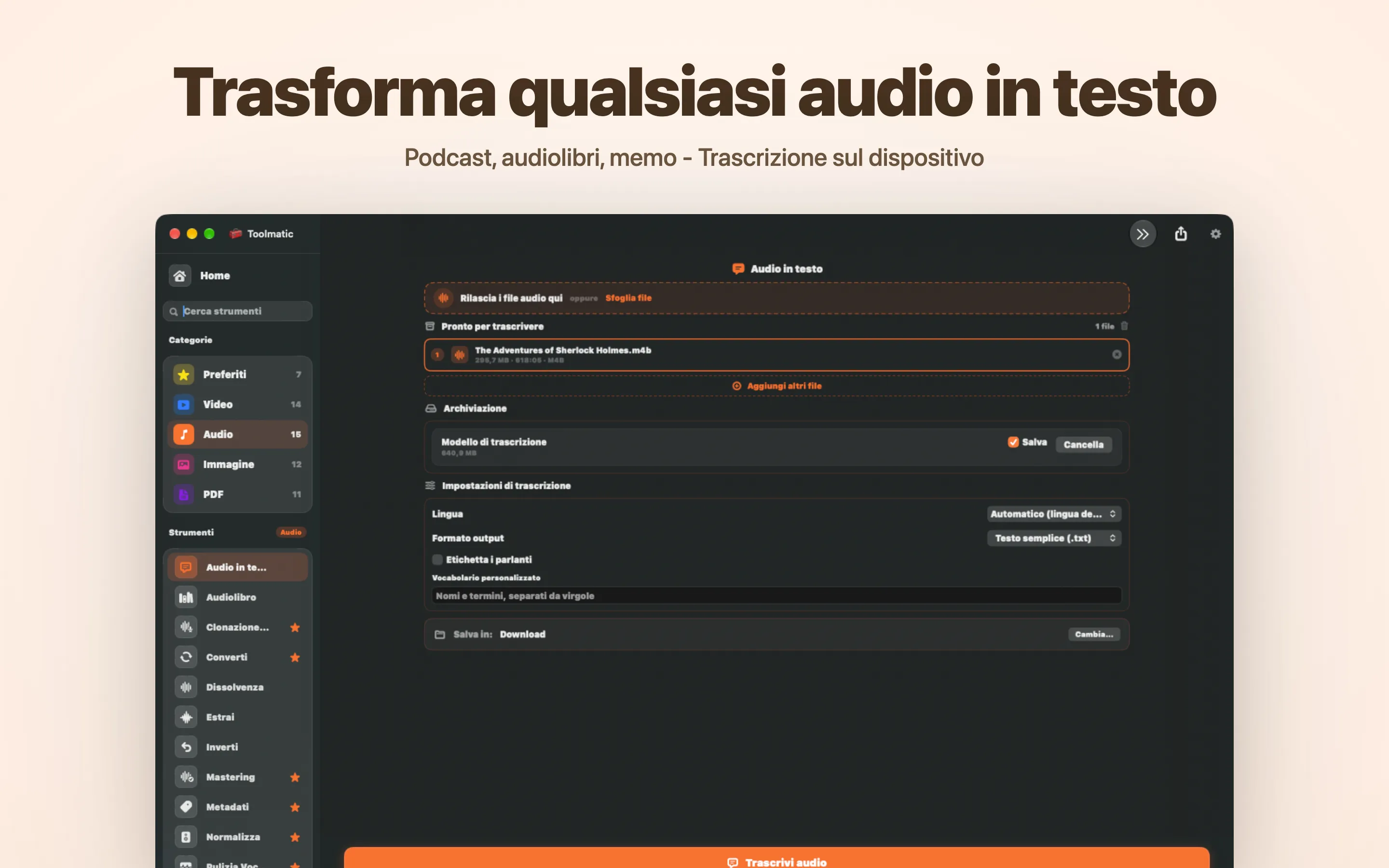 Audio to Text