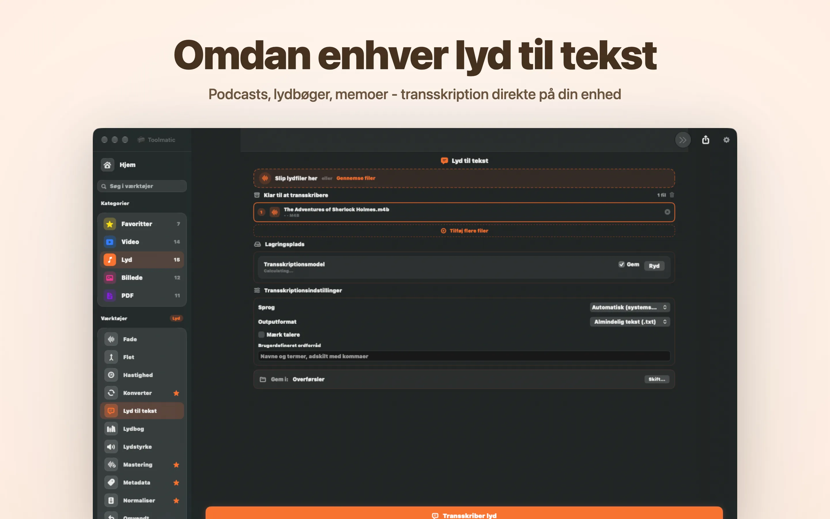Audio to Text