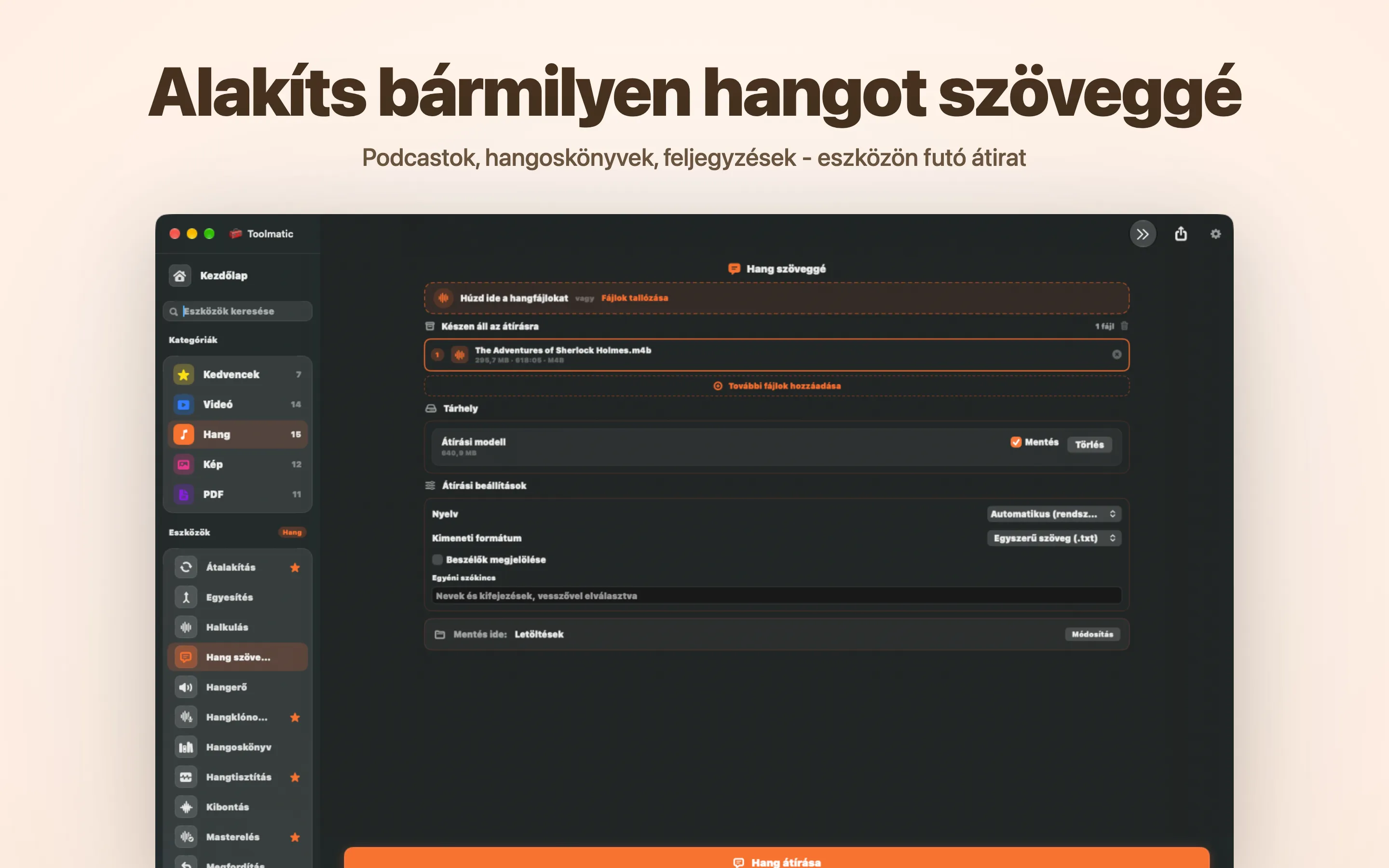 Audio to Text