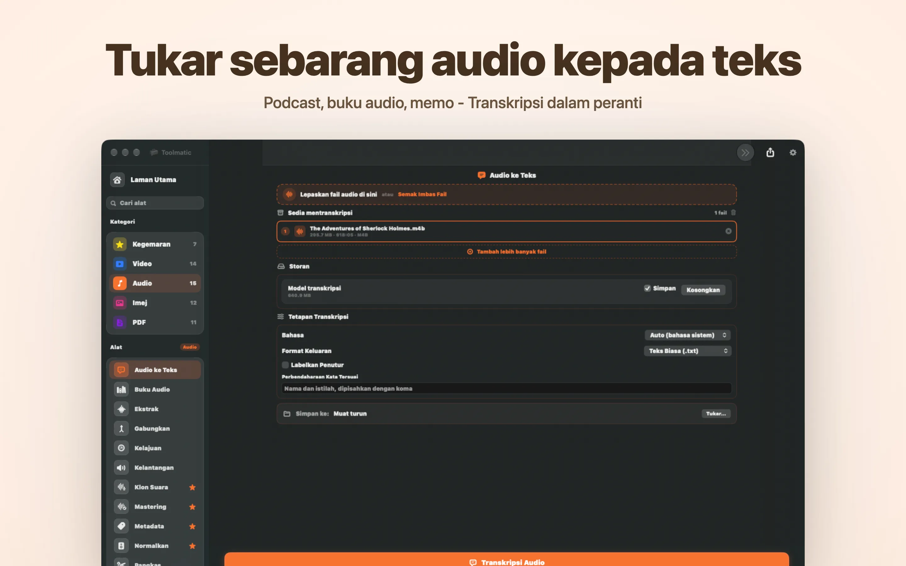 Audio to Text
