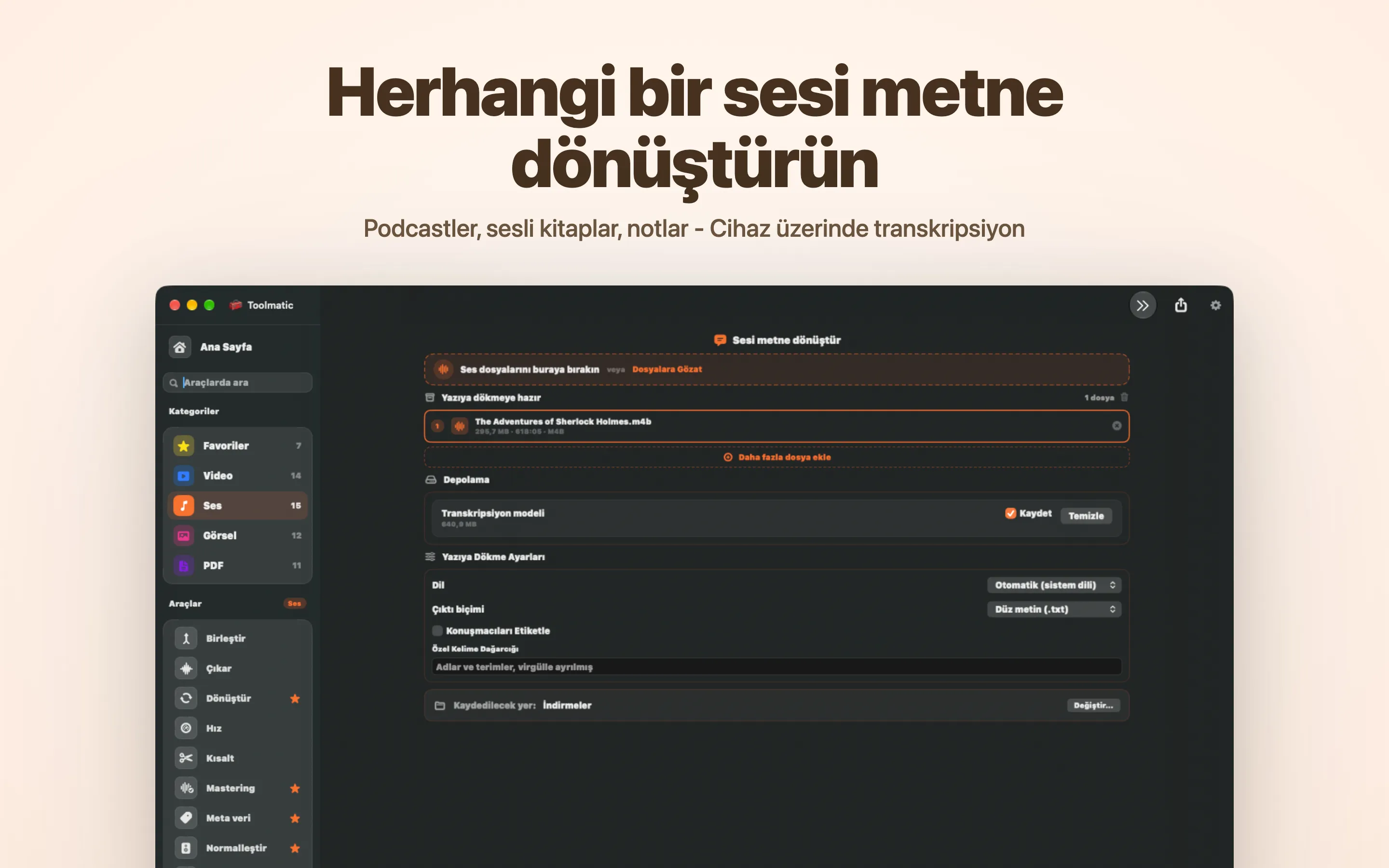 Audio to Text