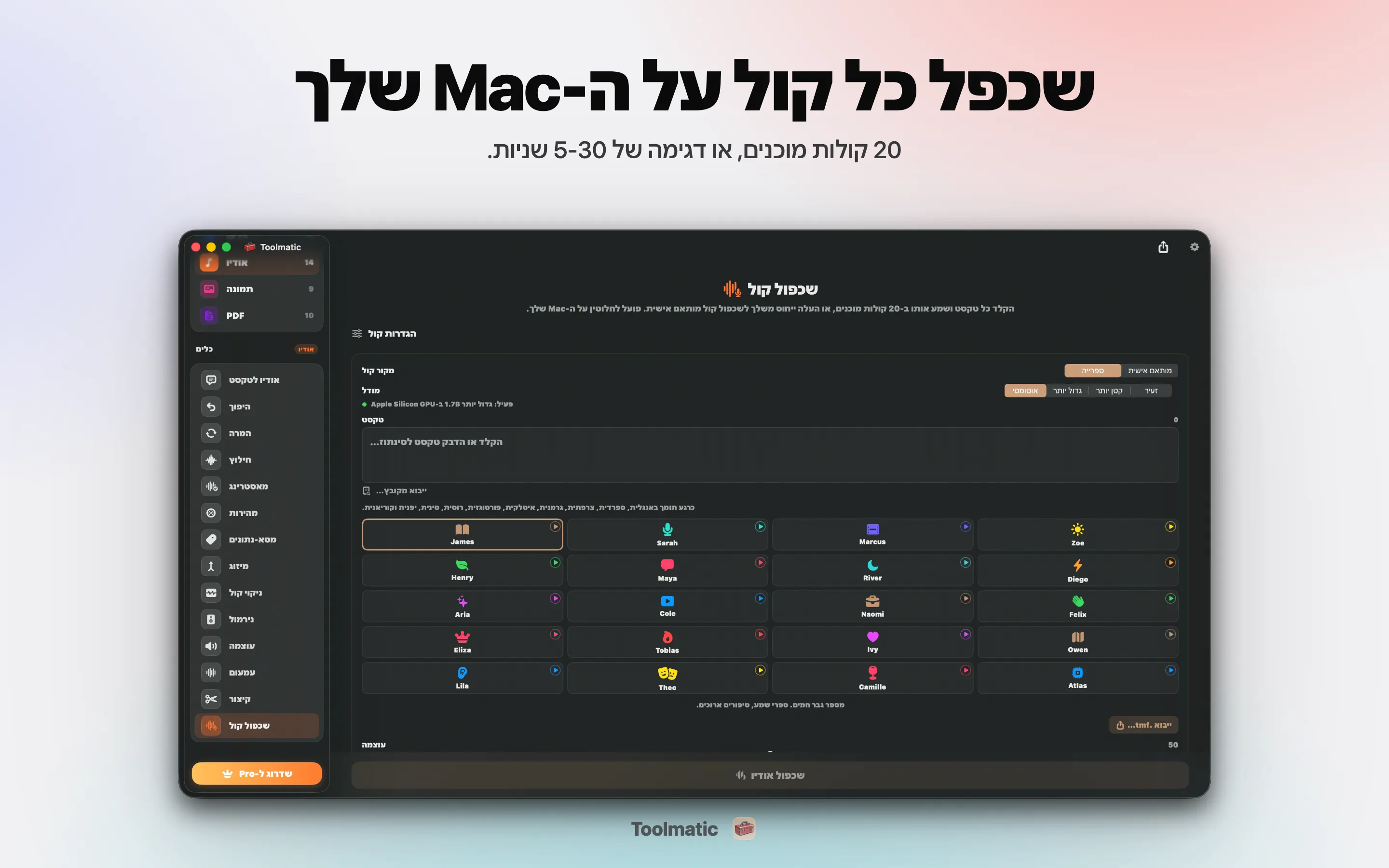Voice Clone, קול מותאם מדגימה קצרה